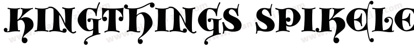 kingthings spikeless字体转换